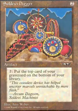 Soldevi Digger - Medium Play MTG Alliances - Image 1