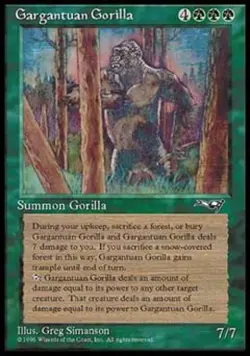 Gargantuan Gorilla - Medium Play MTG Alliances - Image 1