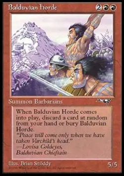 Balduvian Horde - Medium Play MTG Alliances - Image 1