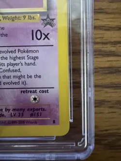 2000 Pokemon Black Star Promos #8 Mew Pokemon League CGC 10 PSA 10 Quality - Image 5