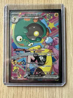 Iono's Bellibolt EX 279/217 Special Illustration Rare Ascended Heroes Pokemon - Image 3