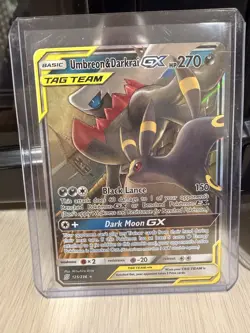 Umbreon & Darkrai GX #125/236 Unified Minds NM/Near Mint Pokemon 2019 - Image 1