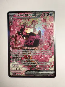Pokemon TCG Ascended heroes Fezandipiti Ex 288/217 Special Illustration Rare NM - Image 1