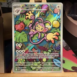 Ambipom 107/094 Phantasmal Flames Illustration Rare Full Art Pokemon TCG MINT - Image 1