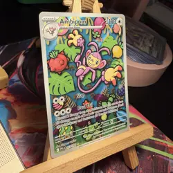 Ambipom 107/094 Phantasmal Flames Illustration Rare Full Art Pokemon TCG MINT - Image 2