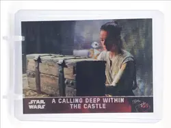 A CALLING DEEP WITHIN THE CASTLE 2016 TOPPS STAR WARS REFRACTOR #53 Q2167 - Image 1