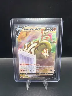 Pokemon TCG Sword & Shield Fusion Strike Sandaconda v 252/264 Alternative Art - Image 1