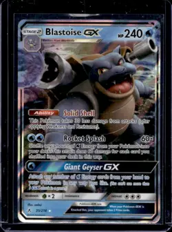 2019 Pokemon SM Unbroken Bonds Blastoise Holo #35/214 - Image 1