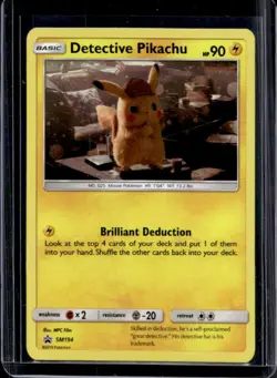 2016-19 Pokemon SM Black Star Promos Detective Pikachu #SM194 - Image 1