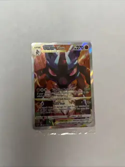 Pokemon TCG Lucario VSTAR SWSH291 Holo Black Star Promo Crown Zenith - Image 1