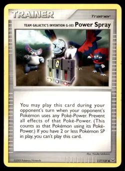 2009 Platinum Team Galactic’s Invention G-103 Power Spray Uncommon #117 - Image 1