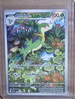 Pokemon TCG Scarlet & Violet Black Bolt Servine Illustration Rare 088/86. - Image 1
