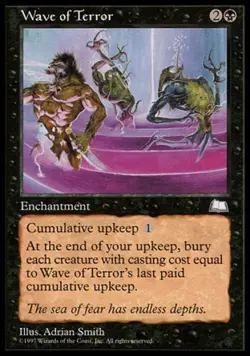 Wave of Terror - Medium Play MTG Weatherlight - Image 1