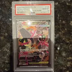 2025 POKEMON PFL EN-PHANTASMAL FLAMES #128 MEGA LOPUNNY EX PSA 10 - Image 1