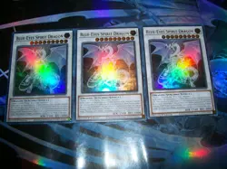 3x Blue-Eyes Spirit Dragon 1st Edition Ultra Rare RA02-EN030 Yu-Gi-Oh! - Image 1