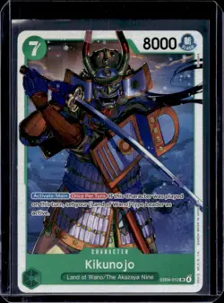 2026 One Piece The Azure Sea's Seven Kikunojo Super Rare #EB04-012 SR - Image 1