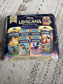Disney Lorcana Costco Inklands Bundle Box Pirate Mickey Foil Promo *Damaged Box - Image 1