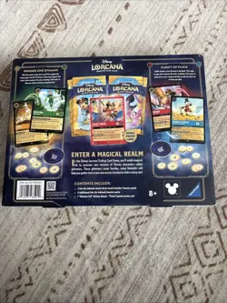 Disney Lorcana Costco Inklands Bundle Box Pirate Mickey Foil Promo *Damaged Box - Image 2
