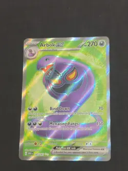 Arbok ex 185/165 SV: Scarlet & Violet 151 Ultra Rare Pokemon TCG Card NM - Image 1
