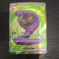 Arbok ex 185/165 SV: Scarlet & Violet 151 Ultra Rare Pokemon TCG Card NM - Image 1