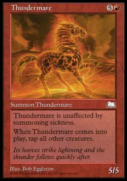 Thundermare - Medium Play MTG Weatherlight - Image 1