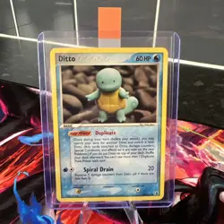 Pokemon TCG Ditto (Squirtle) EX Delta Species Card 64/113 Near Mint 2005 - Image 1