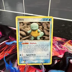 Pokemon TCG Ditto (Squirtle) EX Delta Species Card 64/113 Near Mint 2005 - Image 2