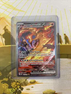 Pokemon TCG Team Rockets Moltres EX Card 229/182 - Image 1