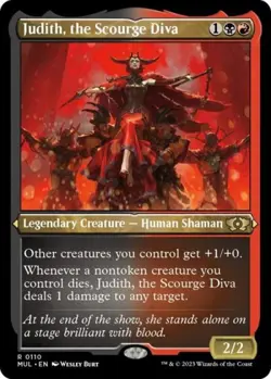 Judith, the Scourge Diva (Foil Etched) - NM Foil R : - Image 1