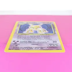 Pokemon TCG Alakazam Base Set Holo Card 1/102 Unlimited HP/DMG - Image 4