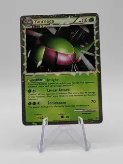 Yanmega Prime 98/102 HGSS Triumphant Pokemon Card Holo Foil Rare Near Mint - Image 1