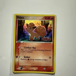 Vulpix Pokemon TCG Card 69/108 Power Keepers Reverse Holo Stamped - Image 1