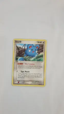 Pokemon 2005 TCG Azurill Card # 20/113. Non Holo. - Image 1