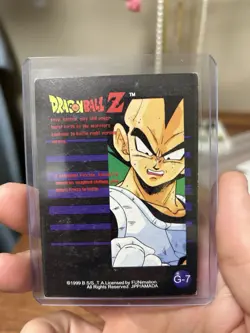 1999 Dragon Ball Z Artbox JPP/Amada Card Piccolo Gold Foil MP #G-7 - Image 2