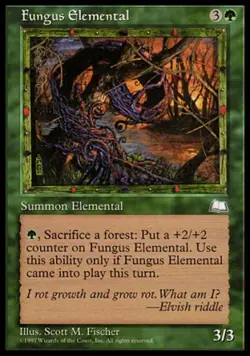 Fungus Elemental - Medium Play MTG Weatherlight - Image 1