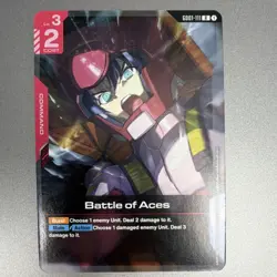 Bandai Battle of Aces Command Card GD01-111 Gundam War Ace GD01 Set - Image 1