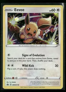 Eevee - SWSH: Sword & Shield Promo Cards SWSH118 Holo NM - Image 1