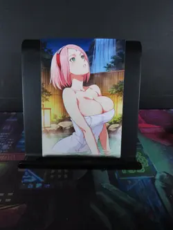 Sakura Haruno Naruto Custom Art Card NM Anime Sexy Waifu CCG Collectible - Image 1