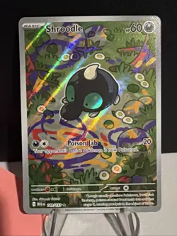 Pokemon TCG Mega Evolution Shroodle Card 149/132 Illustration Rare - Image 1