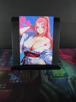 Sakura Haruno Naruto Custom Art Card NM Anime Sexy Waifu CCG Collectible - Image 1