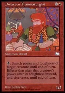 Dwarven Thaumaturgist - Medium Play MTG Weatherlight - Image 1