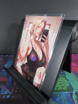 Tsunade Naruto Custom Art Card NM Anime Sexy Waifu CCG Collectible - Image 2