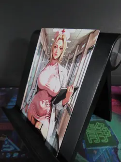 Tsunade Naruto Custom Art Card NM Anime Sexy Waifu CCG Collectible - Image 2