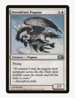 Stormfront Pegasus | MTG M10 | Pegasus Tribal Flyer Pauper EDH Commander | LP - Image 1