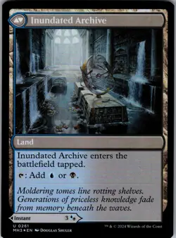 Waterlogged Teachings 261 Modern Horizons 3 Magic: The Gathering Foil MP - Image 2