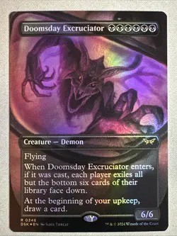 MTG / Doomsday Excruciator / DSK / #346 / FOIL (Borderless) / Rare / NM - Image 1
