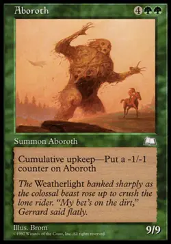 Aboroth - Medium Play MTG Weatherlight - Image 1