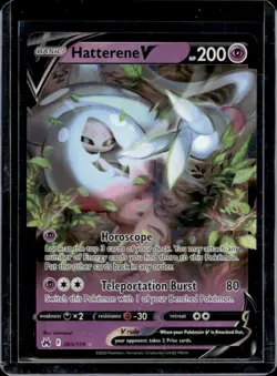 2023 Pokemon SWSH Crown Zenith Hatterene V #065/159 - Image 1