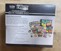 Pokemon TCG SWSH Evolving Skies Pokemon Center Elite Trainer Box ETB Sealed - Image 5