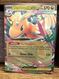 Mega Dragonite ex 152/217 Pokemon TCG Mega Evolution Ascended Heroes PACK FRESH - Image 1